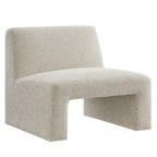 Fauteuil d'appoint sans accoudoirs Amita Lattice Boucle