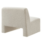 Fauteuil d'appoint sans accoudoirs Amita Lattice Boucle