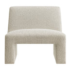 Fauteuil d'appoint sans accoudoirs Amita Lattice Boucle