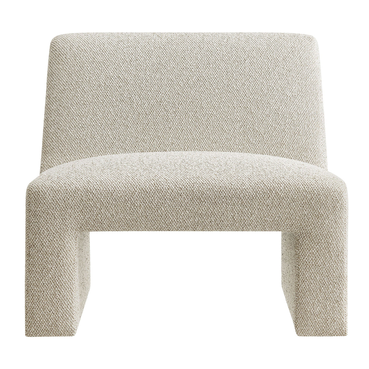 Fauteuil d'appoint sans accoudoirs Amita Lattice Boucle