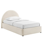 Cadre de lit plateforme de rangement Arched Performance Velvet Resort