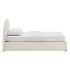 Cadre de lit plateforme de rangement Arched Performance Velvet Resort