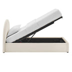 Cadre de lit plateforme de rangement Arched Performance Velvet Resort