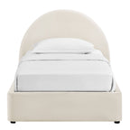 Cadre de lit plateforme de rangement Arched Performance Velvet Resort
