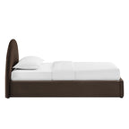 Cadre de lit plateforme de rangement Arched Performance Velvet Resort