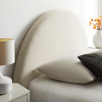 Cadre de lit plateforme rembourré en tissu avec rangement Resort