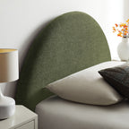 Cadre de lit plateforme rembourré en tissu avec rangement Resort