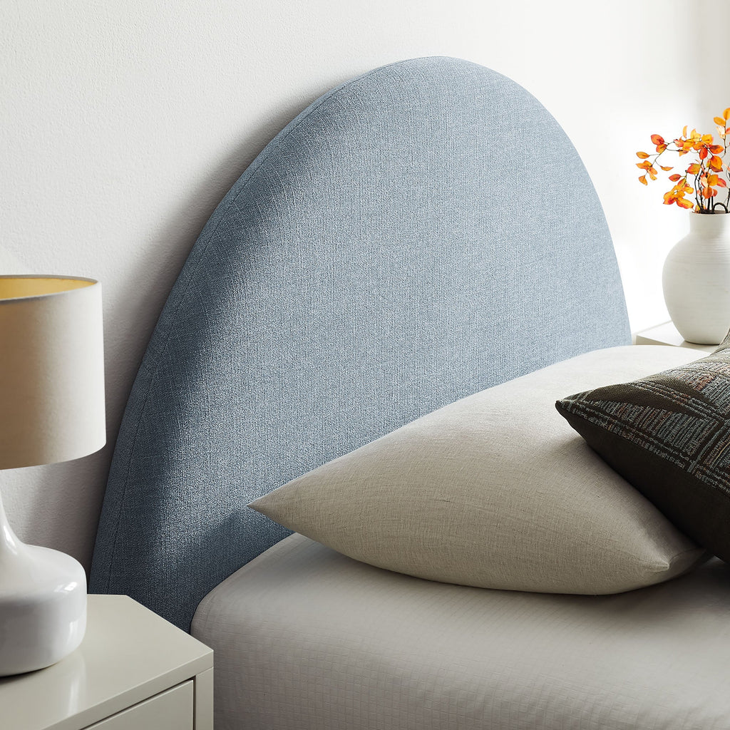 Cadre de lit plateforme rembourré en tissu avec rangement Resort