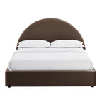 Cadre de lit plateforme de rangement Arched Performance Velvet Resort