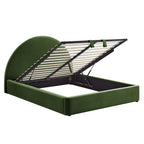 Cadre de lit plateforme de rangement Arched Performance Velvet Resort