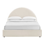 Cadre de lit plateforme de rangement Arched Performance Velvet Resort