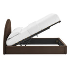 Cadre de lit plateforme de rangement Arched Performance Velvet Resort