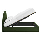 Cadre de lit plateforme de rangement Arched Performance Velvet Resort