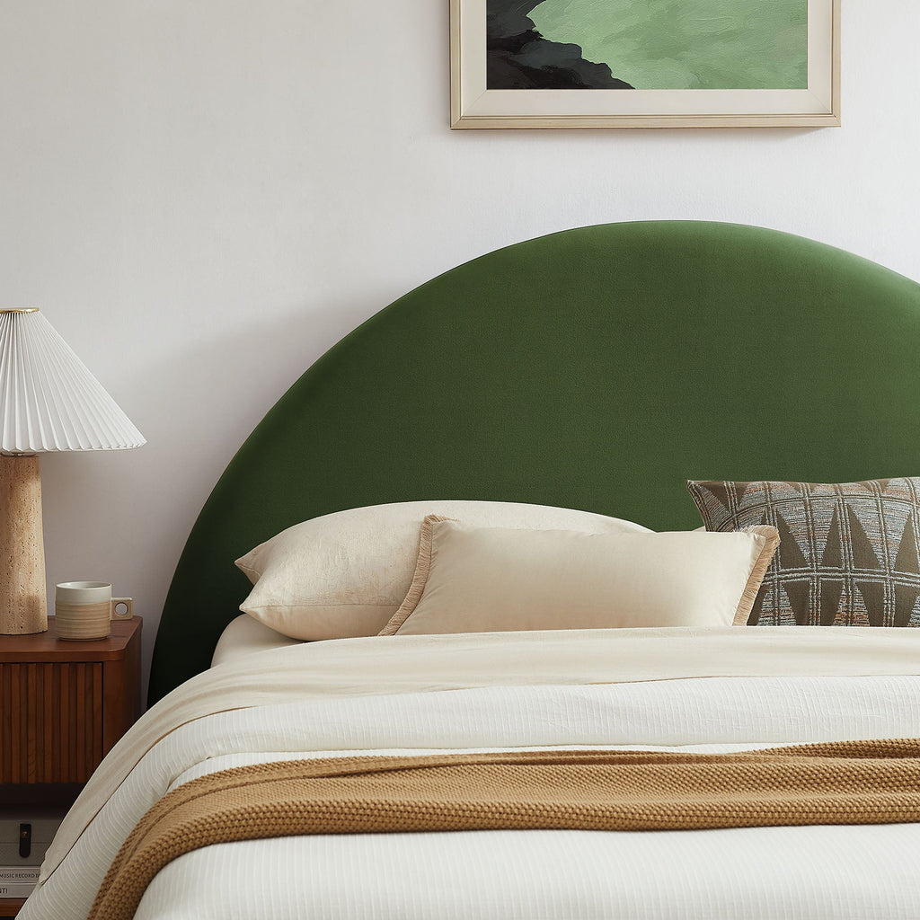 Cadre de lit plateforme de rangement Arched Performance Velvet Resort