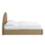 Cadre de lit plateforme de rangement Arched Performance Velvet Resort