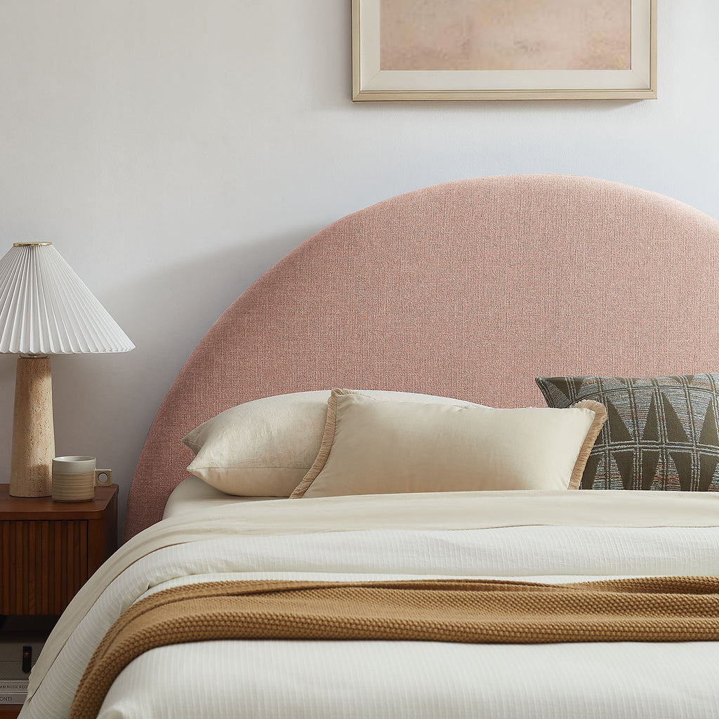 Cadre de lit plateforme rembourré en tissu avec rangement Resort