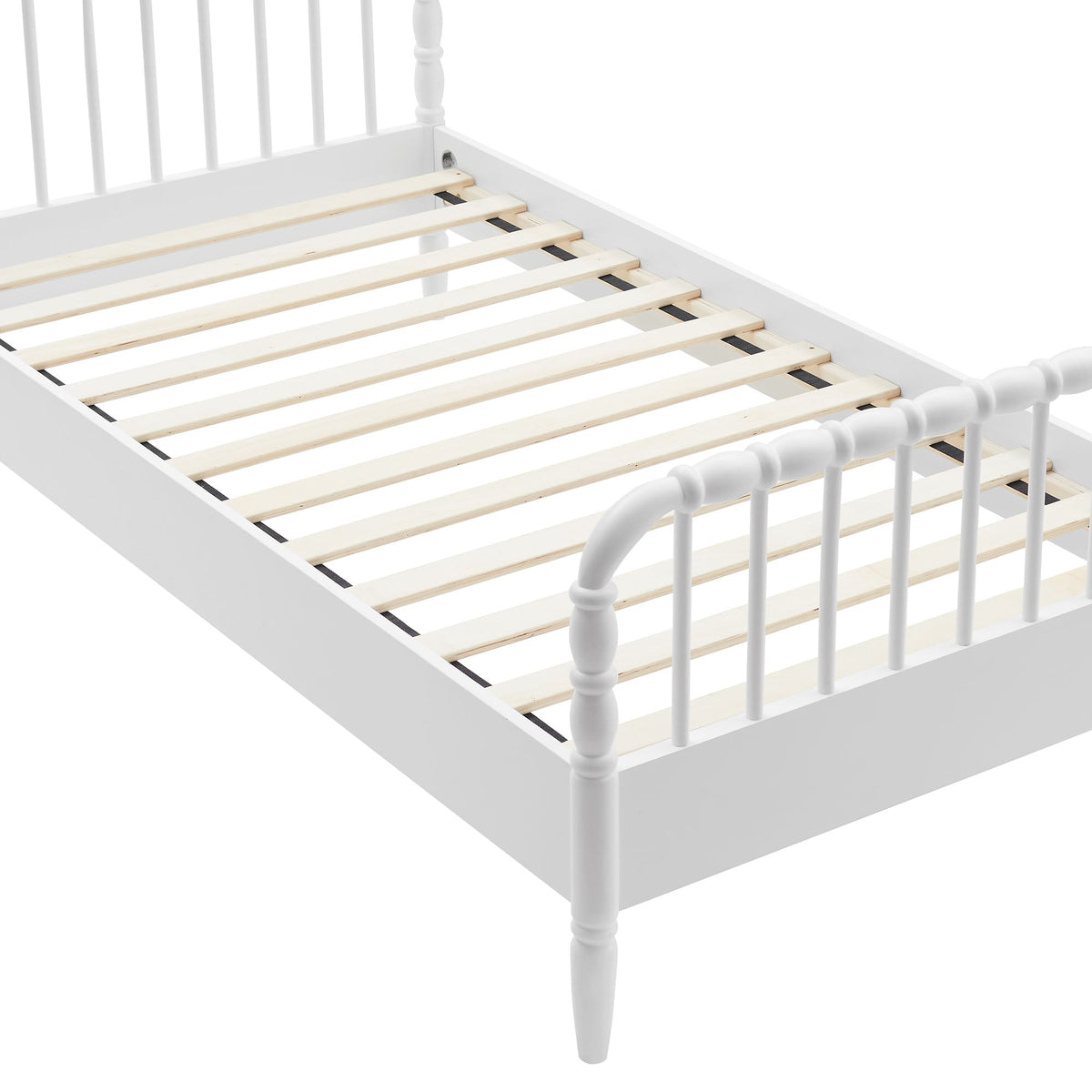 Structure de lit en bois tourné Arlette