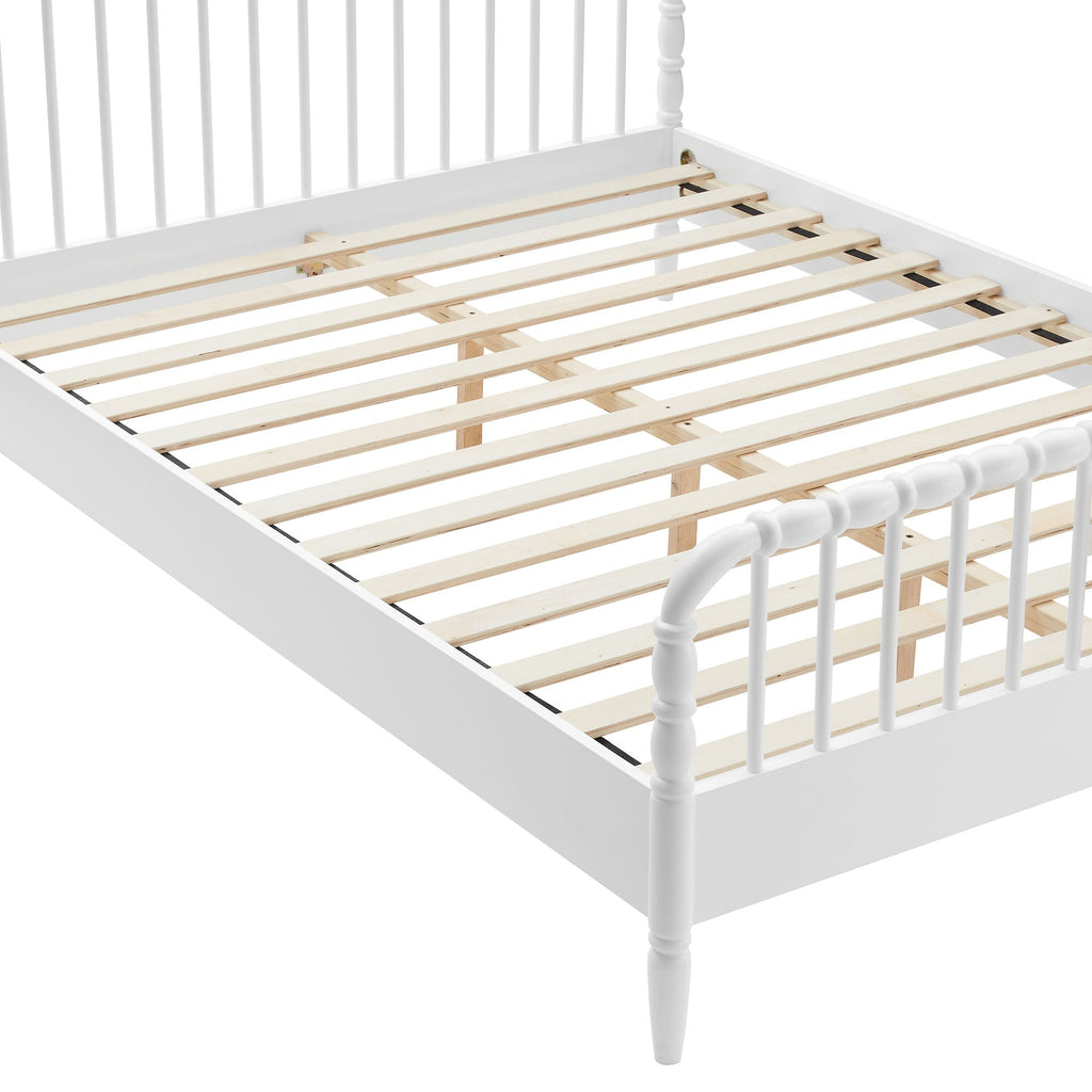 Structure de lit en bois tourné Arlette