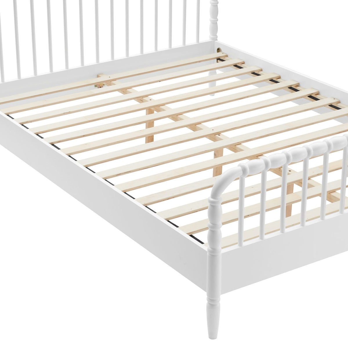 Structure de lit en bois tourné Arlette