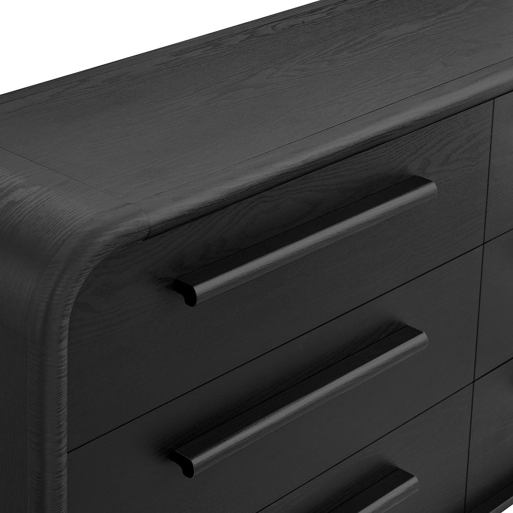 Commode Bellamy Courbée 6 Tiroirs