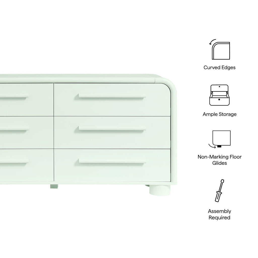 Commode Bellamy Courbée 6 Tiroirs