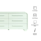 Commode Bellamy Courbée 6 Tiroirs