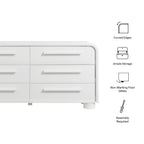Commode Bellamy Courbée 6 Tiroirs