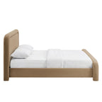 Lit plateforme en velours performant Beck