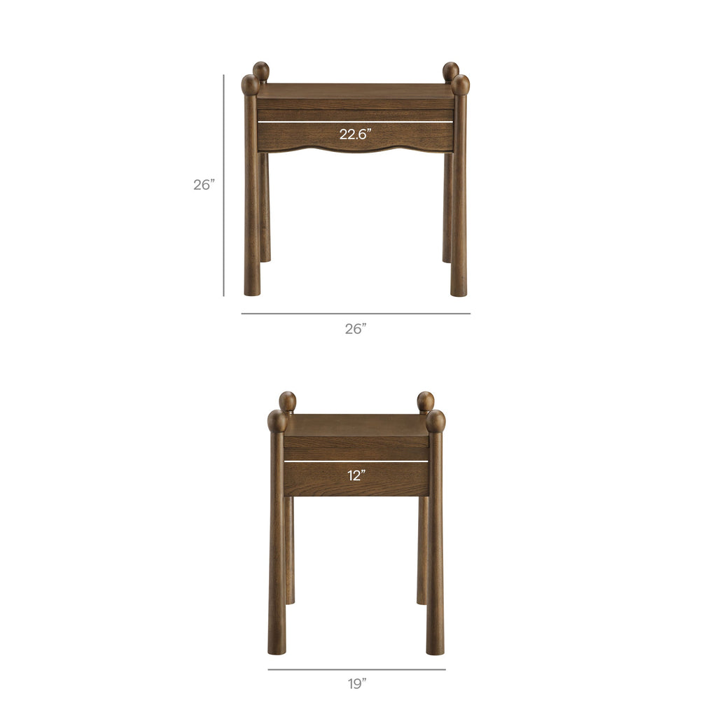 Table de chevet ou d'appoint Darcy Wood